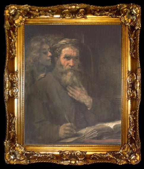 framed  Rembrandt Peale St Matthew and the Angel (mk05), ta009-2